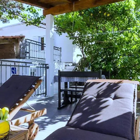 Ammos - With Shared Terrace And Sea View Lägenhet Saplunara